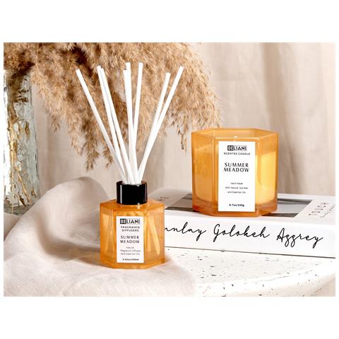 Candela Profumata Con Diffusore Di Fragranze Classy Tint Cera Di Soia Note Fresche - Foto 1