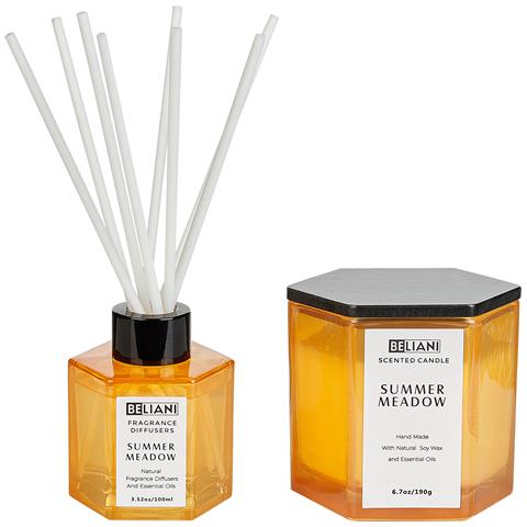 Candela Profumata Con Diffusore Di Fragranze Classy Tint Cera Di Soia Note Fresche - Foto 2