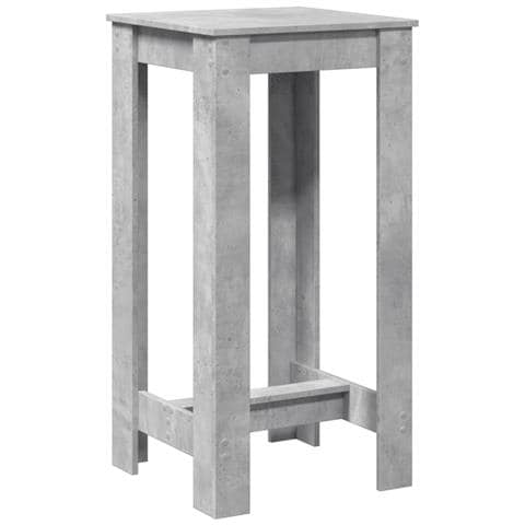 Tavolo Da Bar Grigio Cemento 51x50x103,5cm In Legno Multistrato - Foto 2