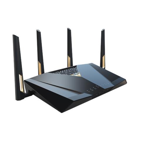 Rt-be88u Router Wireless 10 Gigabit Ethernet Dual-band (2.4 Ghz / 5 Ghz) Nero, Grigio - Foto 2