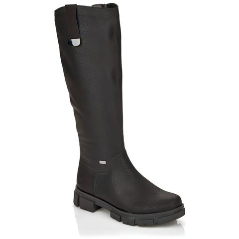 Black Casual Closed Boots Stivaletti Sintetico E Tessile Scarpe Donna Nero Eu 37, Y7190-00 - Foto 1