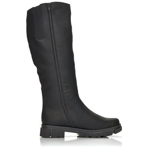 Black Casual Closed Boots Stivaletti Sintetico E Tessile Scarpe Donna Nero Eu 37, Y7190-00 - Foto 3