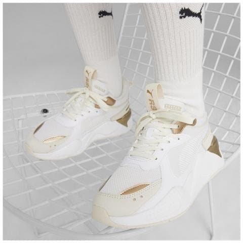 Rs-x Leisure Trainers White Warm White Sneakers Sintetico E Tessile Scarpe Donna Bianco Eu 36, 396393 01 - Foto 3