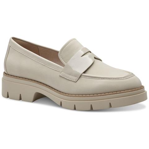 Beige Casual Closed Loafers Mocassino Sintetico E Tessile Scarpe Donna Beige Eu 41, 1-24313-42 400 - Foto 1