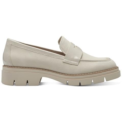 Beige Casual Closed Loafers Mocassino Sintetico E Tessile Scarpe Donna Beige Eu 41, 1-24313-42 400 - Foto 2