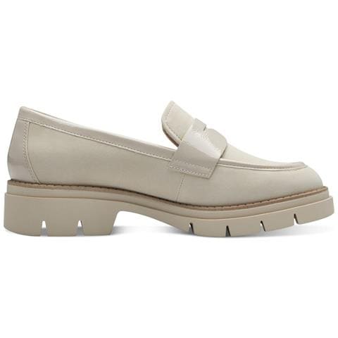 Beige Casual Closed Loafers Mocassino Sintetico E Tessile Scarpe Donna Beige Eu 41, 1-24313-42 400 - Foto 3