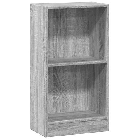 Libreria Grigio Sonoma 40x24x76 Cm In Truciolato - Foto 2