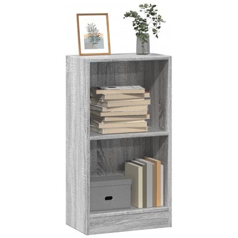 Libreria Grigio Sonoma 40x24x76 Cm In Truciolato - Foto 1