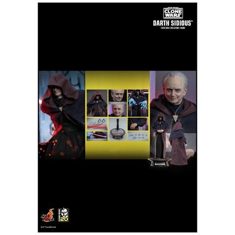 Figurina Tms102 - Star Wars : The Clone Wars - Darth Sidious - Foto 5