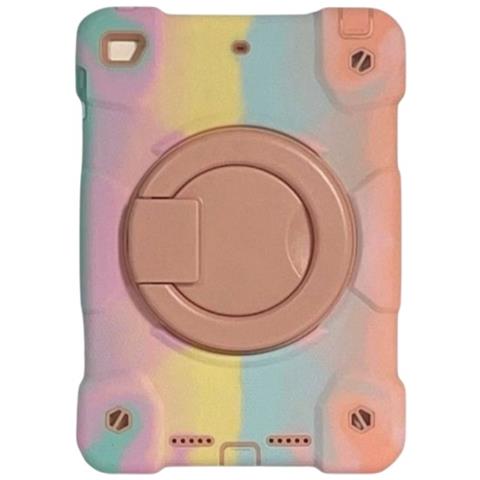 Custodia Protettiva 360° Per Ipad Mini 4/5 Con Supporto Rotante Arcobaleno - Stile Unico E Funzionale - Foto 1