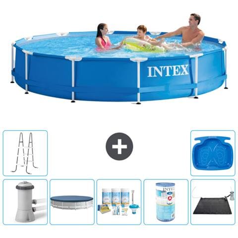 Piscina Fuori Terra - In Giro - 366x76 Cm - Blu - Include Accessori Coordinati A1728 - Foto 1