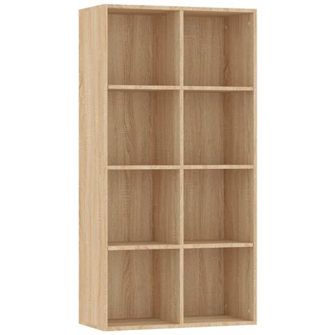 Libreria /credenza Rovere Sonoma 66x30x130 Cm Legno Multistrato - Foto 1