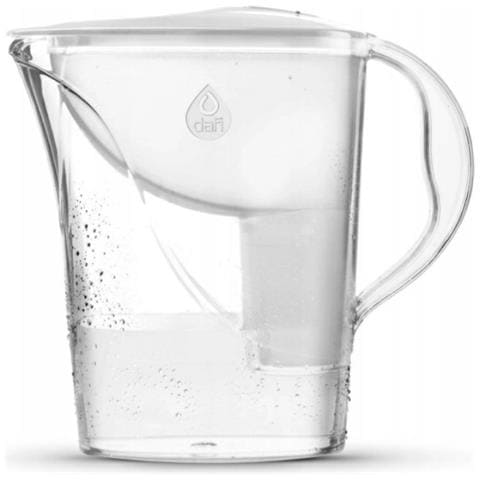 POZ03152 Filtraggio acqua Caraffa filtrante 2,4 L Translucent, Bianco - Foto 1
