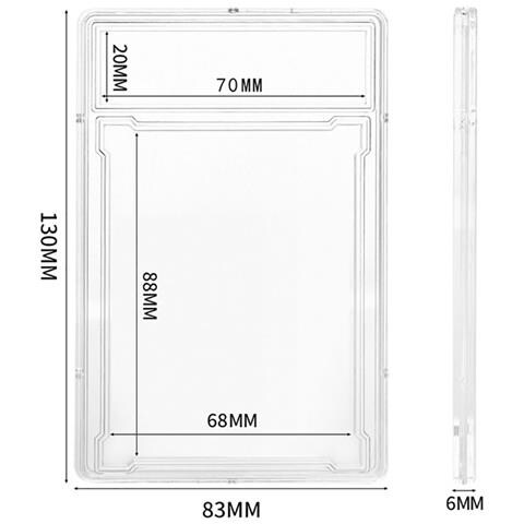 Confezione Da 10 Protezioni Per Carte Da Collezione In Acrilico Psa - Foto 4