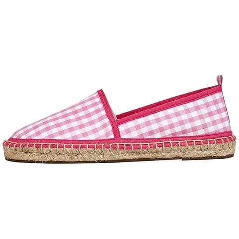 Espadrillas Da Donna In Cotone Biologico Rosa Taglia 40 - Foto 5