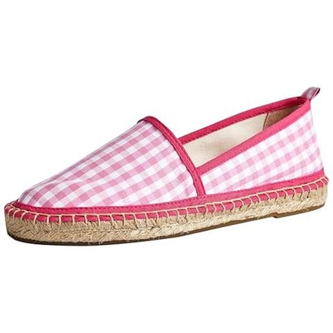 Espadrillas Da Donna In Cotone Biologico Rosa Taglia 40 - Foto 1
