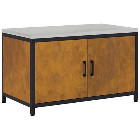 Armadietto per Stoccaggio in Cucina con lo scaffale Ruggine - Foto 1