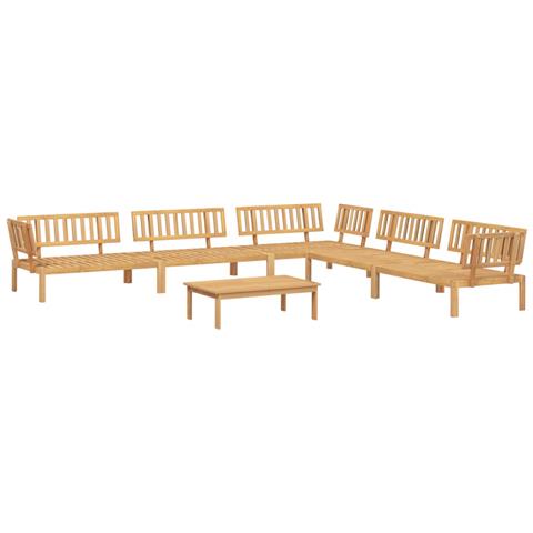 Set Divano Pallet da Giardino 6 pz in Legno Massello di Acacia - Foto 1