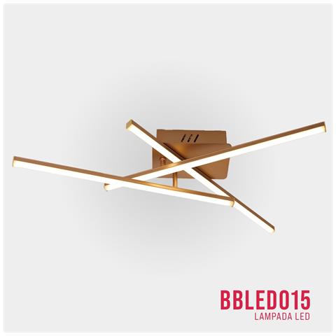 Lampadario Led 26w, Luce Regolabile 1500lm Bbled015 - Foto 2