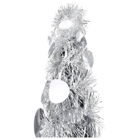 Lusso Casadino - Albero Di Natale Artificiale Apribile Argento 180 Cm Pet - Foto 1