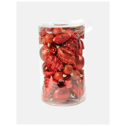 Dmora Weihnachtsdekoration Lupari Rot - Foto 1