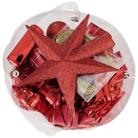 Dmora Weihnachtsdekoration Lupari Rot - Foto 2