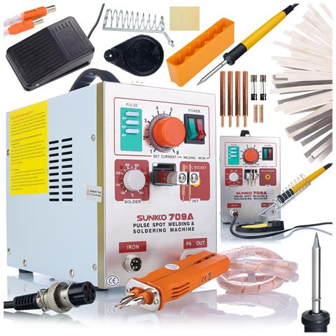 Saldatrice A Punti Sunkko 709a - Alta Potenza E Precisione | 3,2 Kw, 120~1200a | Per Batterie E Metalli, Compatta E Portatile - Foto 1