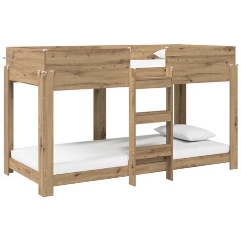 Letto a Castello per Bambini Rovere artigianale 90 x 200 cm - Foto 1