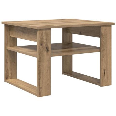 Tavolino da salotto Rovere artigianale 64 x 54 x 44 cm - Foto 1