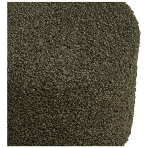 Ejby - Pouf Rotondo In Teddy Verde Ø34x36 Cm - Foto 2