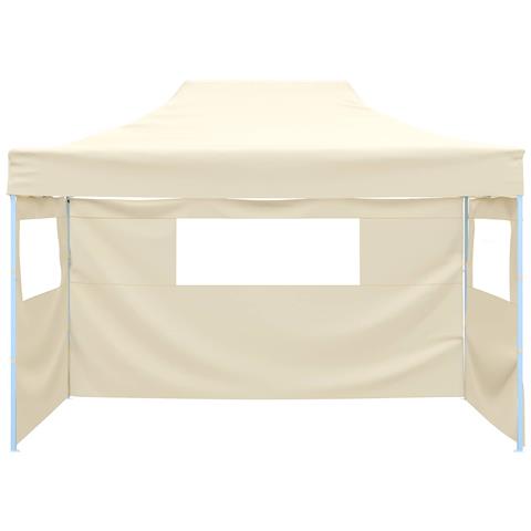 Tenda Party Crema 280 x 410 x 315 cm Tessuto Oxford - Foto 2