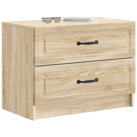 Armadio da Notte con cassetto Rovere Sonoma 62 x 34,5 x 44,5 cm - Foto 2