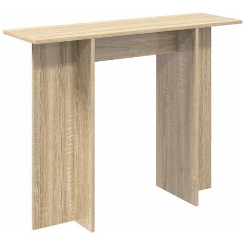 Tavolo consolle Rovere Sonoma 100 x 30 x 75 cm - Foto 1
