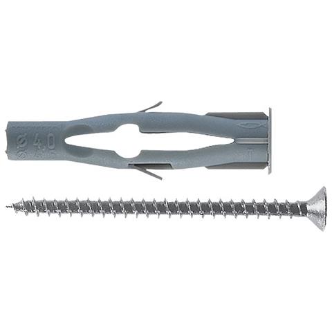 Tasselli Nyl. "fu" 6x35v C / Vite - Foto 2