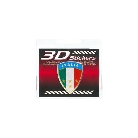 Adesivo Sticker 3D Scudetto Italia 4 Stelle - Foto 2