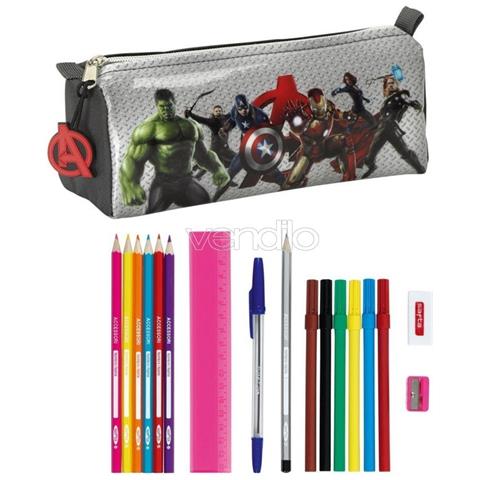 Astuccio Portapenne Scuola Avengers Age Of Ultron 17 Piece Pencil Case 20 Cm - Foto 2