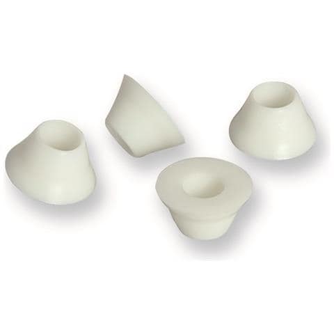 Coni Per Fissaggio Cerniere Wc, Coni Per Centratura Cerniere Wc In Plastica Bianca Diametro Mm. 20, Foro Mm. 8,5 E Altezza Mm. 10 (numero Pezzi Per Confezione 10)  - Foto 1