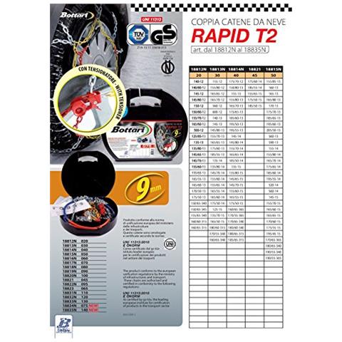 Catene da neve 2 pezzi omologate per auto con cerchio da 13/14/15 - Foto 5