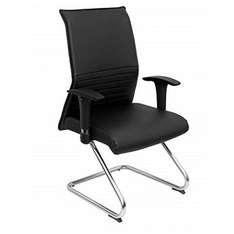 208cpspne - Poltrona Confidente, Colore: Nero - Foto 1