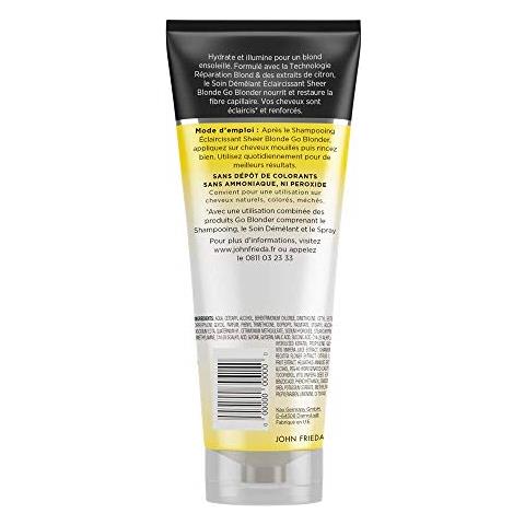 Sheer Blonde Go Blonder - Balsamo Con Effetto Districante E Schiarente 250 Ml - Foto 2