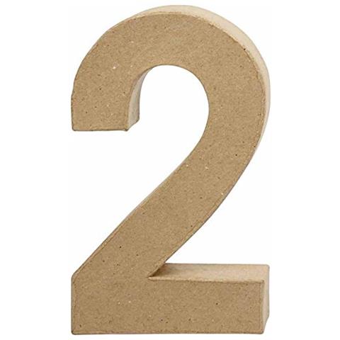 Numero 2 Grande, Altezza: 20,5 Cm, 1 Pezzo - Foto 1