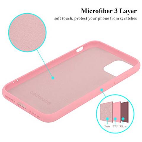 Custodia Compatibile Con Apple Iphone 11 6.1 In Liquid Rosa - Coperchio Protettivo In Silicone Tpu Flessibile - Foto 2