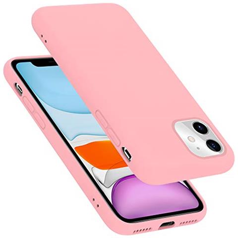 Custodia Compatibile Con Apple Iphone 11 6.1 In Liquid Rosa - Coperchio Protettivo In Silicone Tpu Flessibile - Foto 1