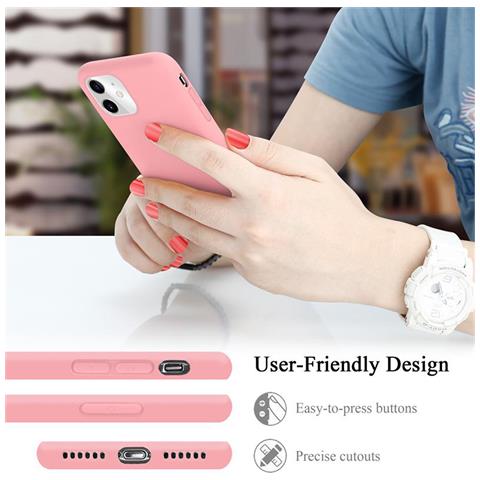 Custodia Compatibile Con Apple Iphone 11 6.1 In Liquid Rosa - Coperchio Protettivo In Silicone Tpu Flessibile - Foto 11