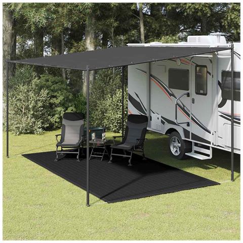 Tappeto da Tenda 250x350 cm Nero - Foto 7