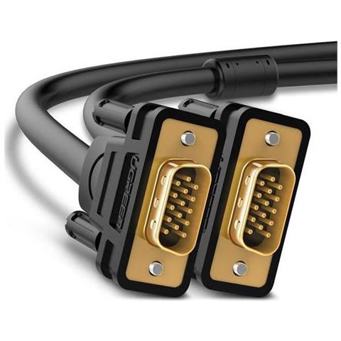 Cavo VGA maschio a maschio 2m (Black) - Foto 1