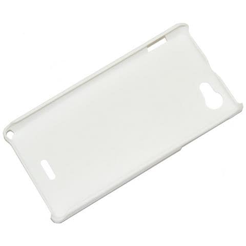Custodia Frosted Shell Posteriore Rigida Antiscivolo Sony Xperia J St26i White - Foto 2
