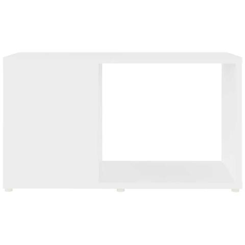 Mobile Porta TV Bianco 60x24x32 cm in Legno Multistrato - Foto 6