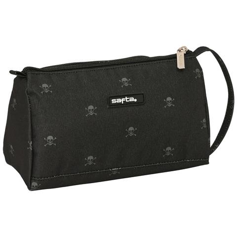 Astuccio Per La Scuola Con Accessori Safta California Nero 20 X 11 X 8.5 Cm (32 Pezzi) - Foto 1