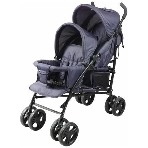 Passeggino Per Bambini Bambisol Double Cane Blu Marino - Foto 1